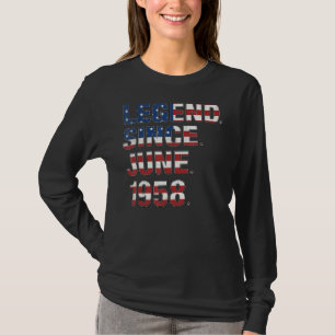 Camiseta 64. ª Legenda De Aniversário Desde Junho De 1958 B