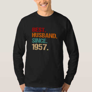 Camiseta 65º Aniversário de Casamento Melhor Marido Desde 1