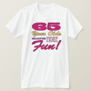Camiseta 65.º aniversário divertido