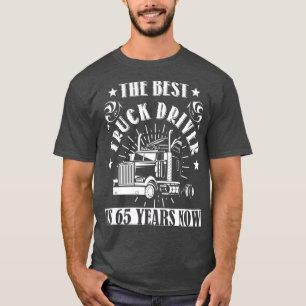 Camiseta 65.º Aniversário Presente Motorista De Caminhões 6