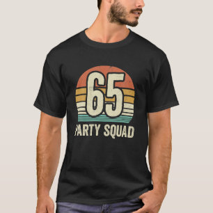 Camiseta 65 Aniversário 65 Grupo de 65 Grupos de Tripulação