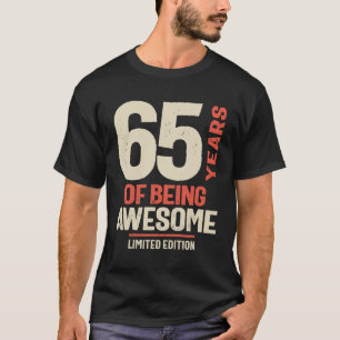 Camiseta 65 Anos De Incrível - 65.º Aniversário