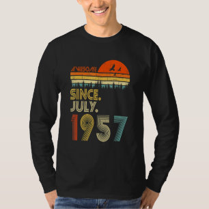 Camiseta 65 Anos Incrível Desde Julho 1957 65º Aniversário