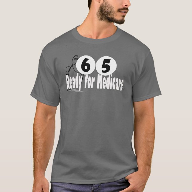 Camiseta 65 Birthday Retirement Medicare (Frente)