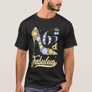 Camiseta 65 E Fabulosa Coroa de Alto Salto Feliz 65.º Anive