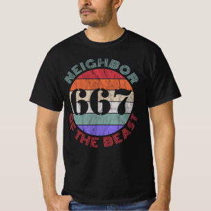 Camiseta 667 Vizinho Da Besta - v3