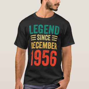 Camiseta 66. ª Legenda de aniversário Desde dezembro de 195