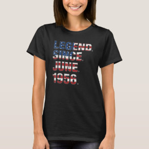 Camiseta 66. ª Legenda De Aniversário Desde Junho De 1956 U