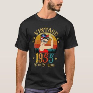 Camiseta 66. º Aniversário Com 66 Anos De Idade Para Mulher