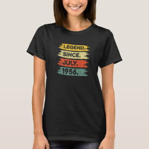 Camiseta 66. º aniversário da Legenda da Imagem Retroativa