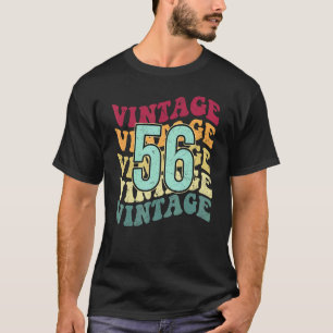 Camiseta 66.º Aniversário Desorações para Mulheres Homens V