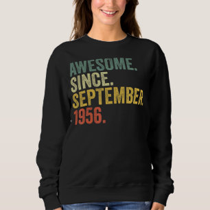 Camiseta 66.º aniversário incrível desde setembro de 1956 6