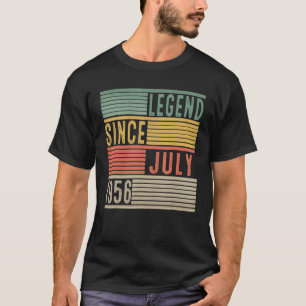 Camiseta 66.a Legenda de Aniversário Desde julho de 1956 66