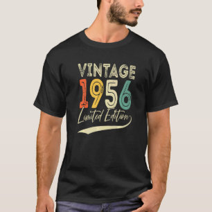 Camiseta 66 anos 66.o aniversário 1956 Vintage