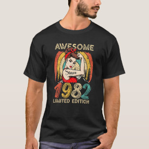 Camiseta 66 Anos De Aniversário Para Mulheres 1956