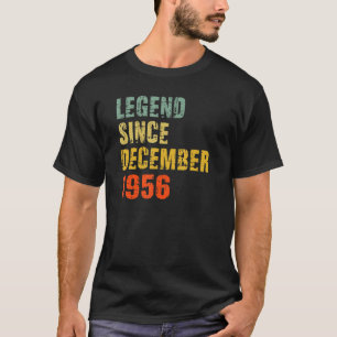 Camiseta 66 anos de idade 66.a legenda de aniversário desde