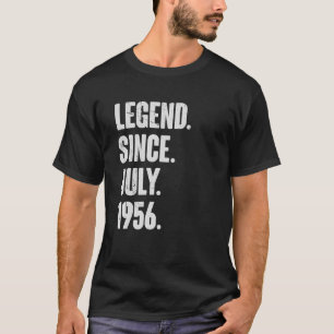 Camiseta 66 anos de idade 66.a legenda de aniversário desde