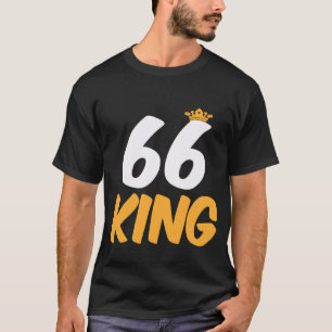 Camiseta 66. Presente De Aniversário De 66 Anos De Idade, 