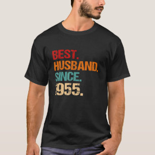 Camiseta 67º Aniversário de Casamento Melhor Marido Desde 1