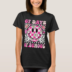 Camiseta 67º Dia De Escola 67 Dias Mais Inteligente Profess