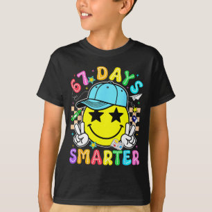 Camiseta 67º Dia De Escola 67 Dias Mais Inteligente Profess