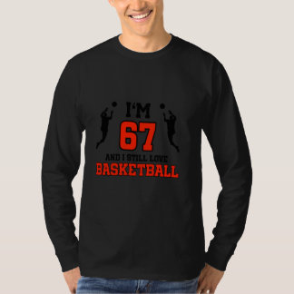 Camiseta 67.º aniversário 67 anos Nascimento do Jogador de 