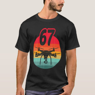 Camiseta 67.º Aniversário I - Drones De Controle Remoto Com