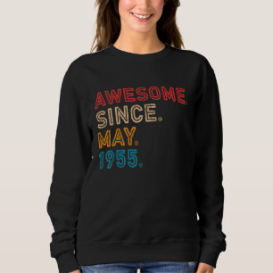 Camiseta 67.º Aniversário Impressionante Desde maio de 1955