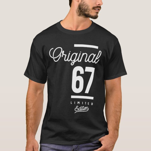 Camiseta 67 anos - 67º aniversário - Presente engraçado (Frente)
