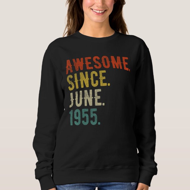 Camiseta 67 anos de idade junho de 1955 (Frente)
