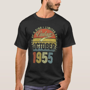 Camiseta 67 anos Vintage outubro de 1955 67º aniversário Me