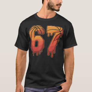 Camiseta 67 Basquete Geração Alfa Gíria Drip Six Seven