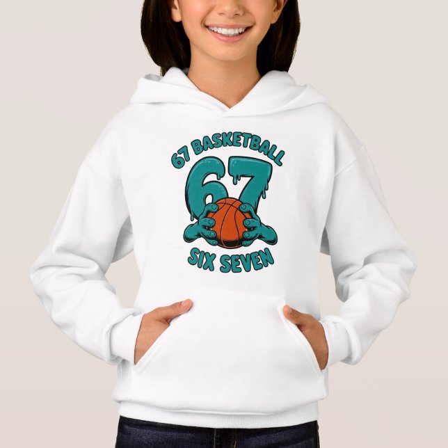 Camiseta 67 Basquete Seis Sete Esportes Meme (Frente)