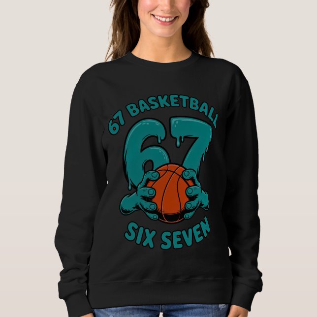 Camiseta 67 Basquete Seis Sete Esportes Meme (Frente)