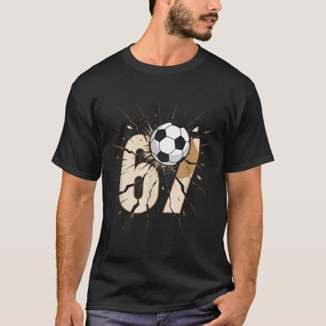Camiseta 67 Brainrot Youth Soccer Drip - Funny Kids 67  (Frente)