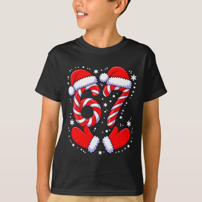 Camiseta 67 Candy Canes Santa  (Frente)