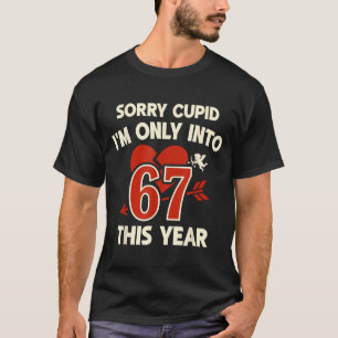 Camiseta 67 Cupido Meme do Dia dos Namorados, Gráfico Anti-