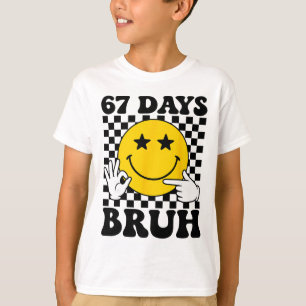 Camiseta 67 Dia Bruh Meninos Crianças Seis Sete 6 7 Geração