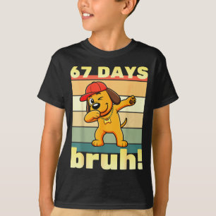 Camiseta 67 Dias De Escola Bruh Piada Meme Professores Cria