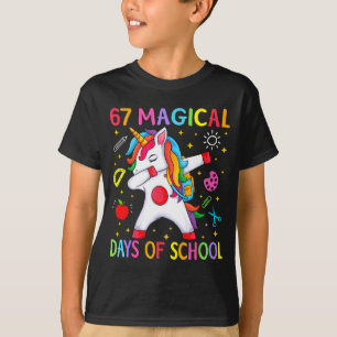 Camiseta 67 Dias Mágicos De Escola Unicórnio Seis Sete Prof