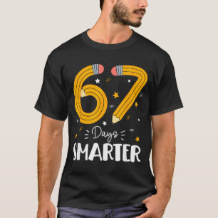 Camiseta 67 Dias Mais Inteligente Geração Alpha Gíria 67 Me
