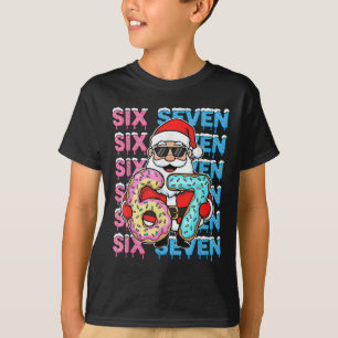 Camiseta 67 Donut Natal Divertido Seis Sete Meme Papai Noel