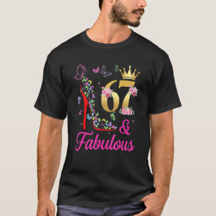 Camiseta 67 e Fabulosas Borboletas H de 67 anos de idade