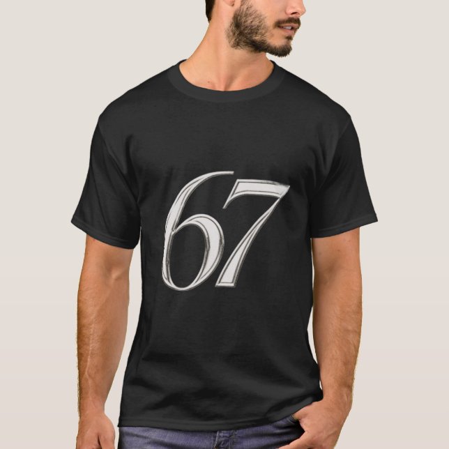 Camiseta 67 – Elegância Ousada (Frente)