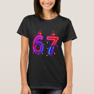 Camiseta 67 Enfeite de Natal Meme Gota de Gelo Pijama de Fe