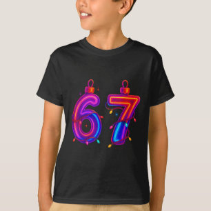 Camiseta 67 Enfeite de Natal Meme Gota de Gelo Pijama de Fe