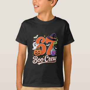 Camiseta 67 Equipe Boo Halloween Engraçado Fantasma Bruxa A
