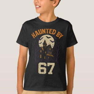 Camiseta 67 Fantasia de Halloween de Meme Assombrada por 6-