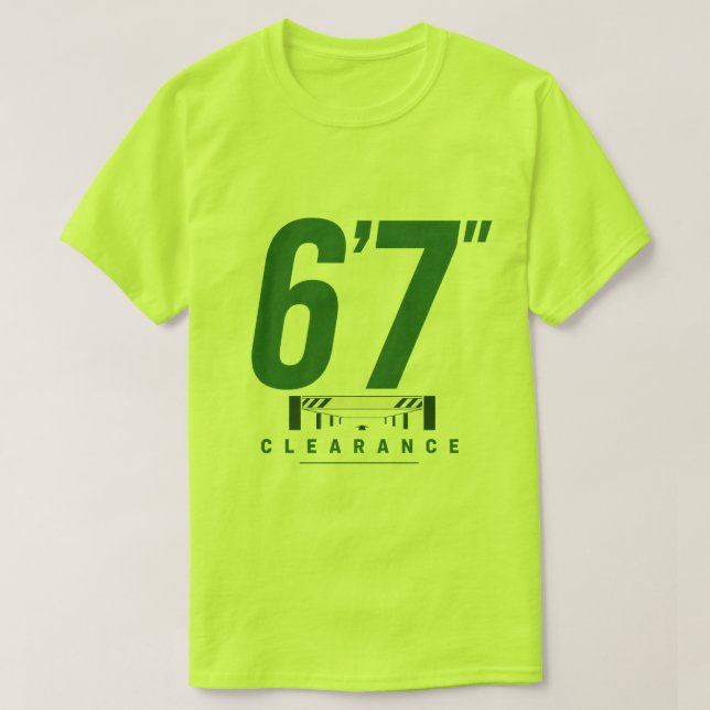 Camiseta 6'7" Folga (Frente do Design)