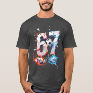 Camiseta 67 Futebol Seis Sete Futebol 6 7 Crianças Meninos